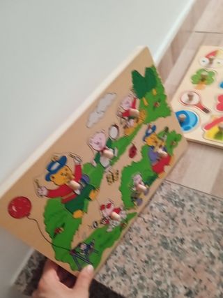 Puzzles de madera infantiles