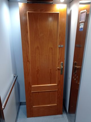 Puertas de paso madera sapeli - 72cm ancho