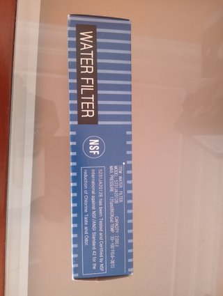 Filtro de agua nevera