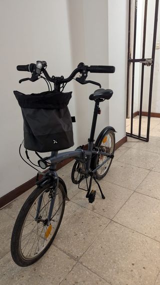 Bici Plegable Oxylane Decathlon 6 cambios
