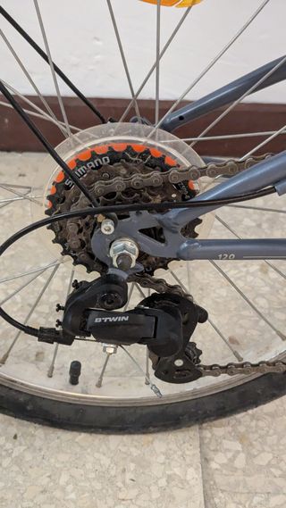 Bici Plegable Oxylane Decathlon 6 cambios
