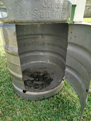 Armario, barbacoa.