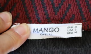 Falda de punto de Mango