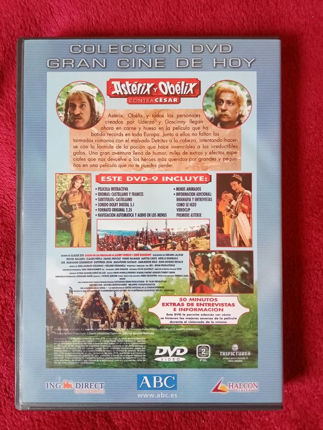 "Astérix y Obélix contra César" en DVD 