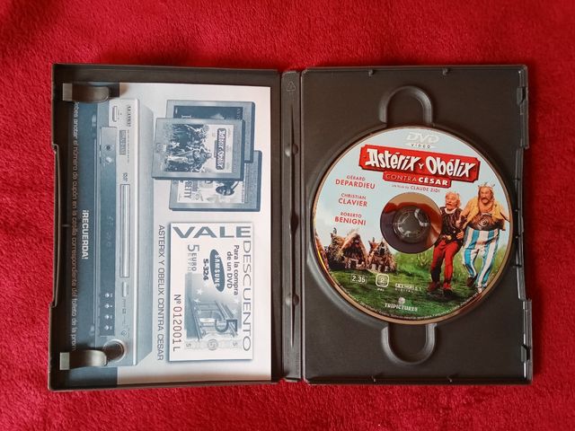 "Astérix y Obélix contra César" en DVD 