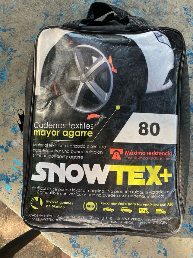 Cadenas lona nieve