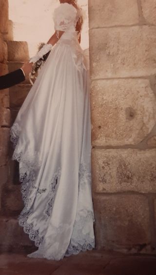 Vestido de novia Pronovias, vintage.