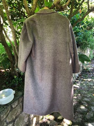 Abrigo de alpaca y lana merino