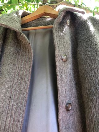 Abrigo de alpaca y lana merino