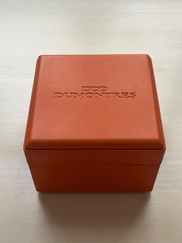 Orologio DDD Dumontres blu in acciaio e silicone