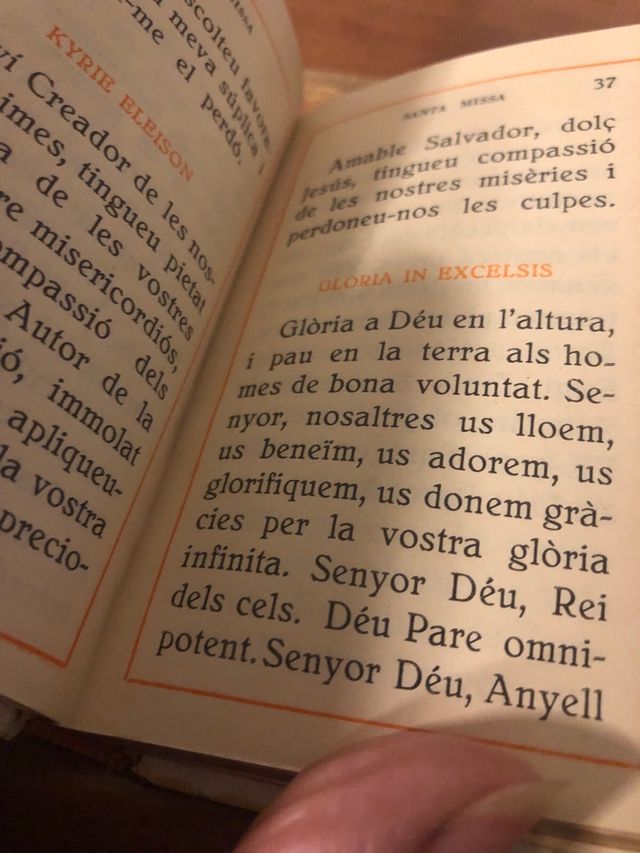 Manual Eucaristic, devocionari catala. 1929