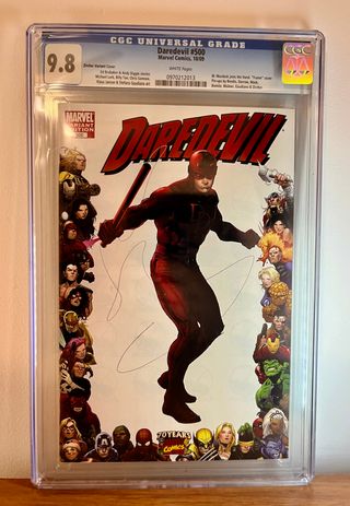 🔴 Cómic 2009 gradeado Daredevil #500 👉 CGC 9.8