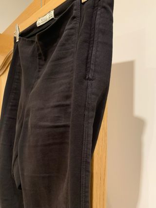 Pantalones Mallas Zara negras