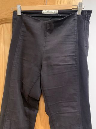 Pantalones Mallas Zara negras