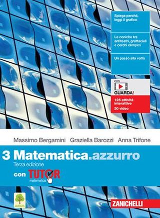 LIBRO Matematica.azzurro. Con Tutor. VOLUME 3