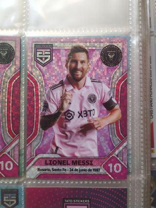 Cromo Card Messi Inter de Miami