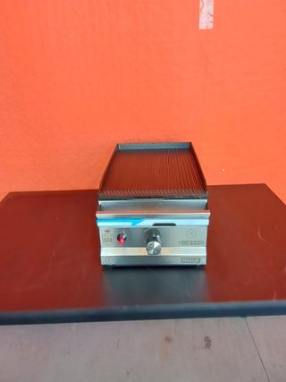 🔲 Plancha Hierro Ranurada [30 cm] Gas