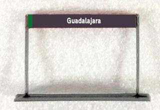 POSTE DE ANDEN NOMBRE ESTACION ADIF PERSONALIZABLE