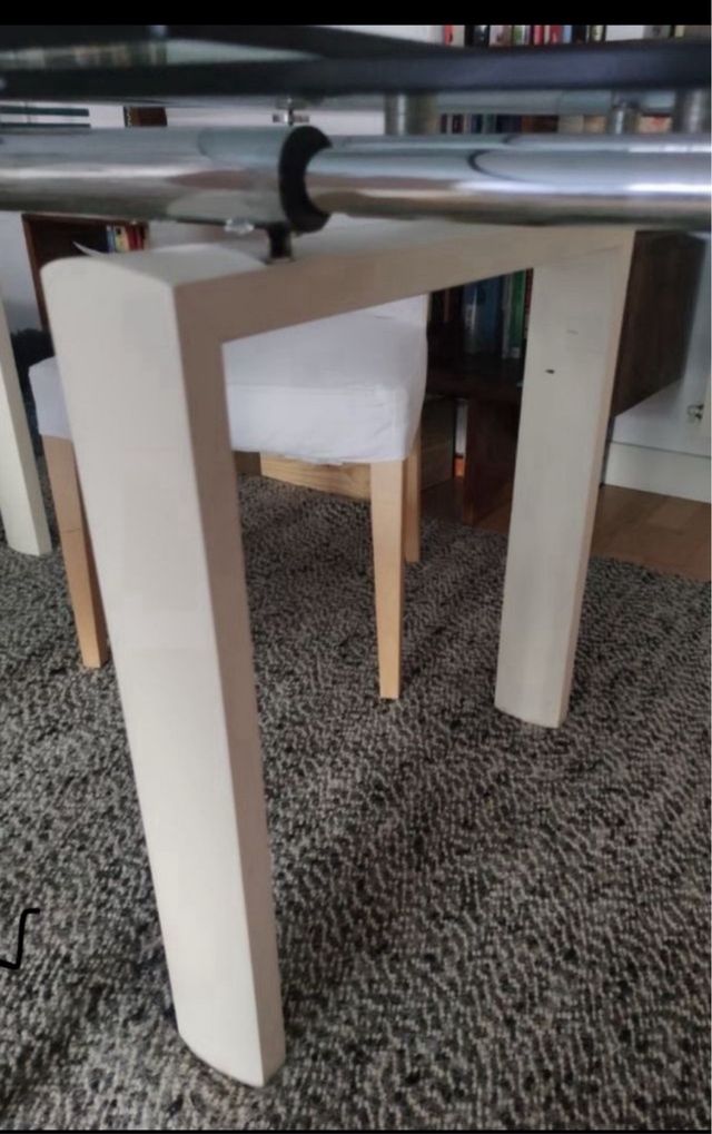 Mesa extensible de cristal  ¡Súper oferta!