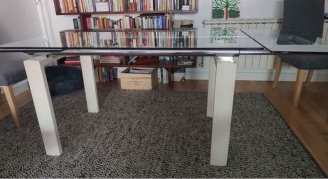 Mesa extensible de cristal  ¡Súper oferta!