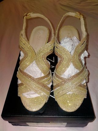 Sandalias piel fiesta 36