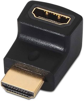Adaptador HDMI acodado, Color Negro
