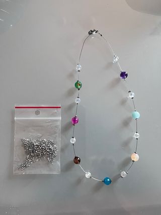 Perline schiaccini accessori collane