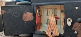 Modellino auto Lincon latta anni 50