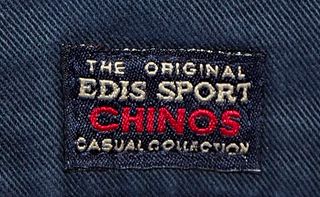 CHINOS Pantalones HOMBRE. EDIS SPORT. Azul marino