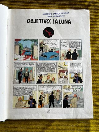COMIC “LAS AVENTURAS DE TINTIN”