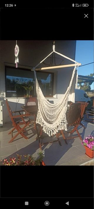 hamaca columpio jardin