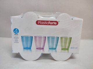 Vasos Plástico Plastic Forte 400 ml NUEVO