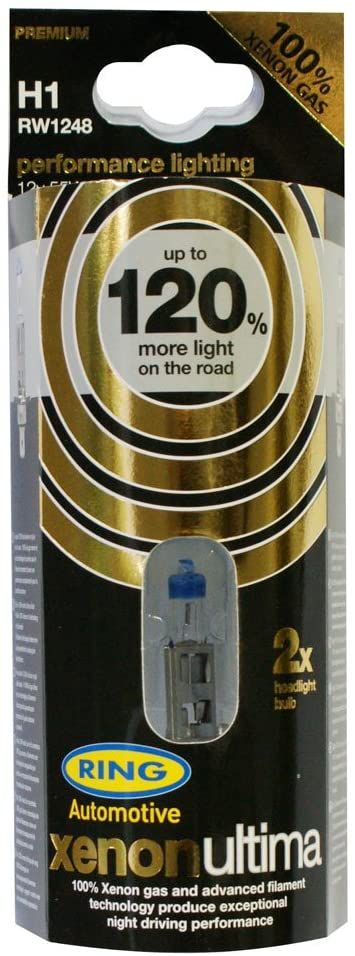 RING RW1248 LAMPADINA AUTO H1 12V 55W XENON ULTIMA