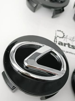 4x Tampas Buchas de llantas cubo Lexus 62mm