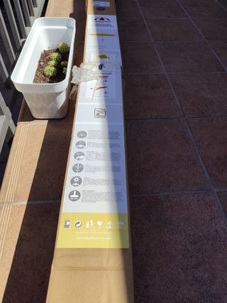 Sombrilla y BASE Gris 220x140 NUEVA