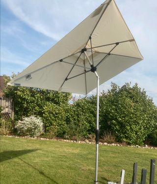 Sombrilla y BASE Gris 220x140 NUEVA