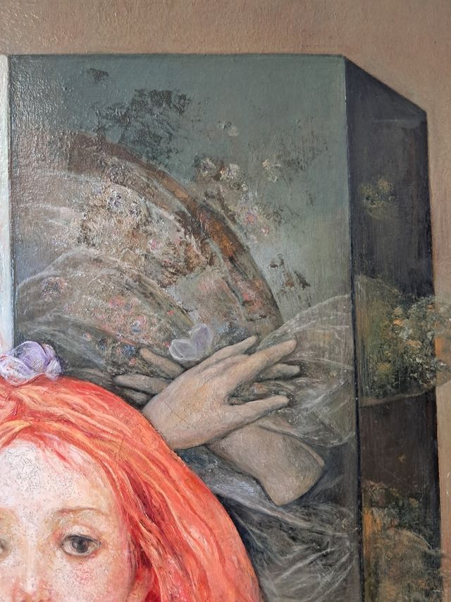 CUADRO DE ROCA FUSTER  , OLEO SOBRE LIENZO