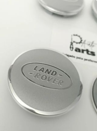 4x Tampas Buchas de llantas cubo Land Rover 62mm