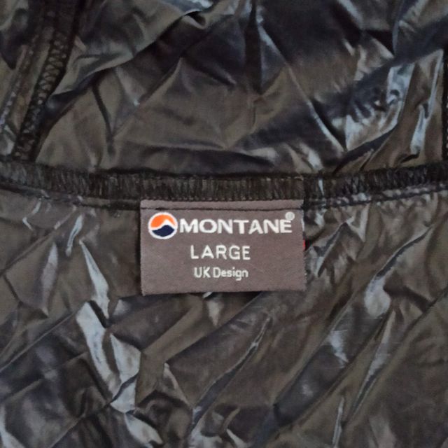 Giacca anti vento guscio MONTANE tg. L trekking