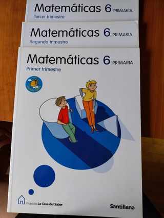 Libros matemáticas 6 Santillana