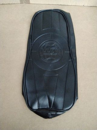 Funda asiento negra moto antigua