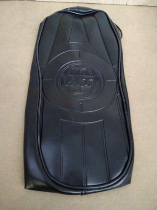 Funda asiento negra moto antigua