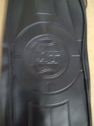 Funda asiento negra moto antigua