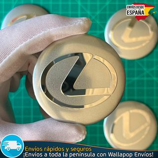 X4 Emblemas Lexus 56mm Pegatinas Tapacubos Llantas