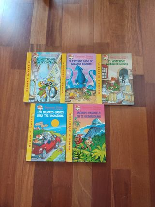 Varios libros Gerónimo Stilton Ed Destino