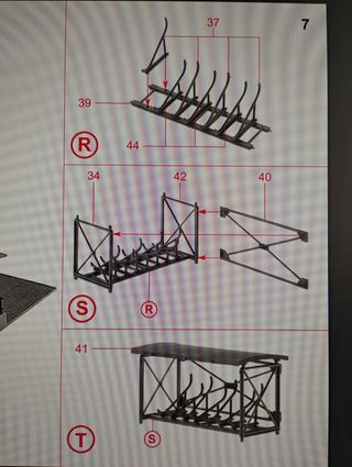 Escala H0 bicicletero con tejadillo 