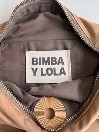 Bolso bandolera camel Bimba y Lola