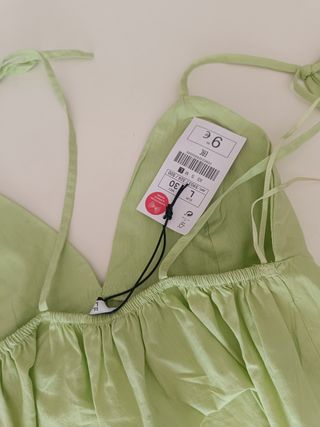 Crop top lima volante