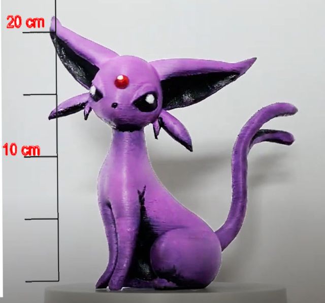 Evoluciones eevee 3d en PLA