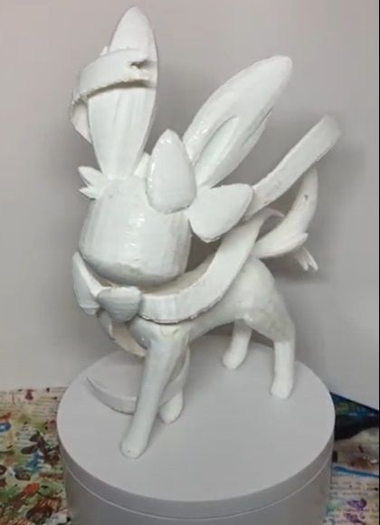 Evoluciones eevee 3d en PLA